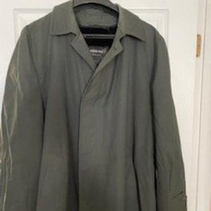 Mens London Fog Water Resistant Overcoat